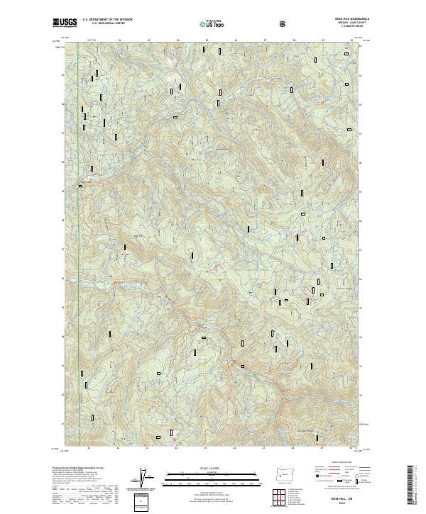 Rose Hill topographic map thumbnail