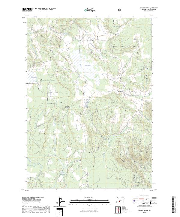 Sellers Marsh topographic map thumbnail