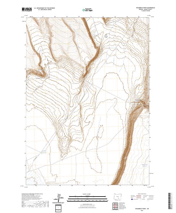 Steamboat Point 2023 topographic map thumbnail