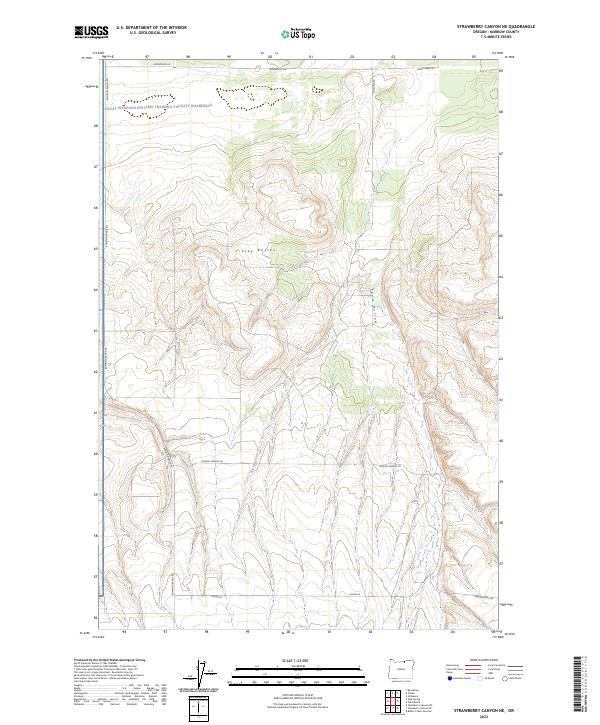 Strawberry Canyon NE topographic map thumbnail