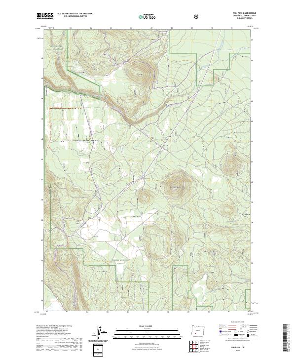 Sun Pass 2023 topographic map thumbnail