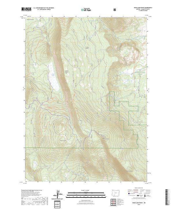 Swan Lake Point 2023 topographic map thumbnail