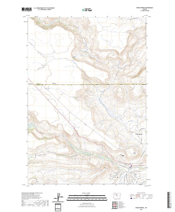 Warm Springs topographic map thumbnail