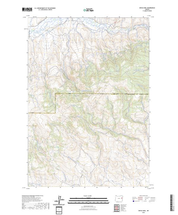 Devils Heel topographic map thumbnail