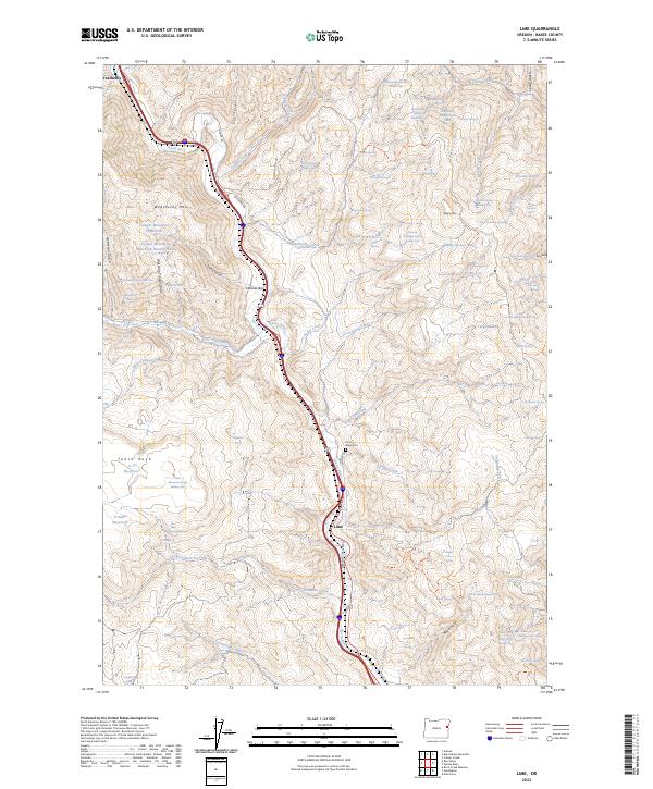 Lime 2023 topographic map preview