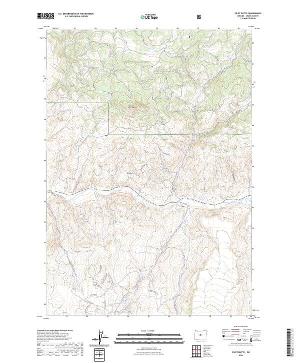 Pilot Butte 2024 topographic map thumbnail
