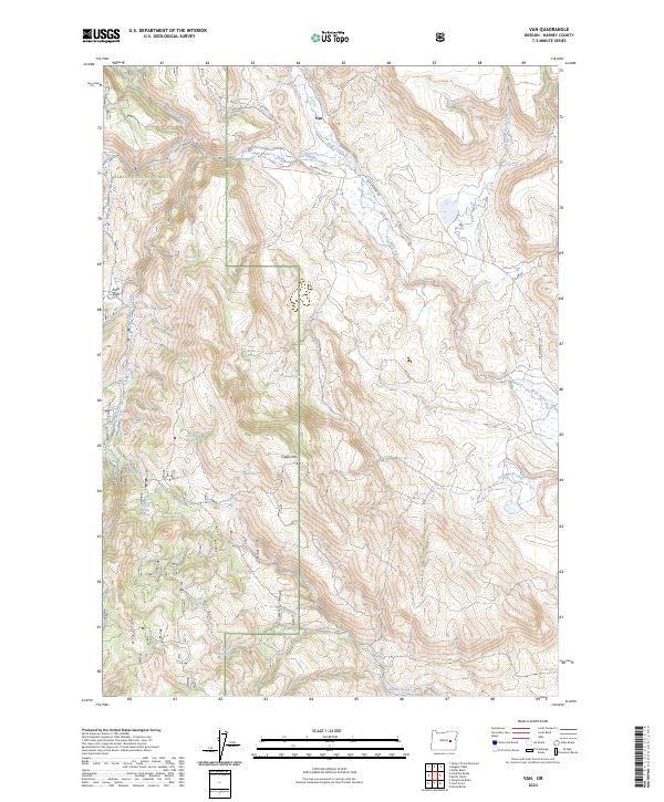 Van 2023 topographic map thumbnail