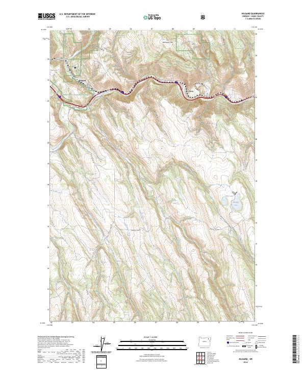 Hilgard topographic map thumbnail