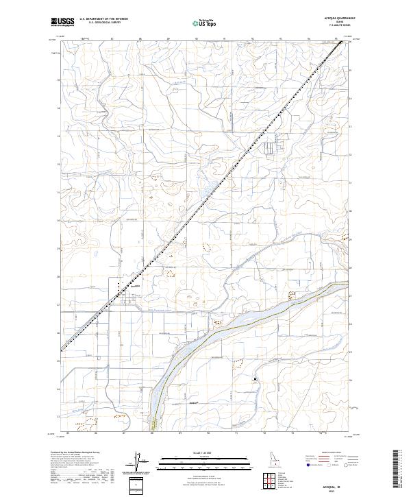 Acequia topographic map thumbnail