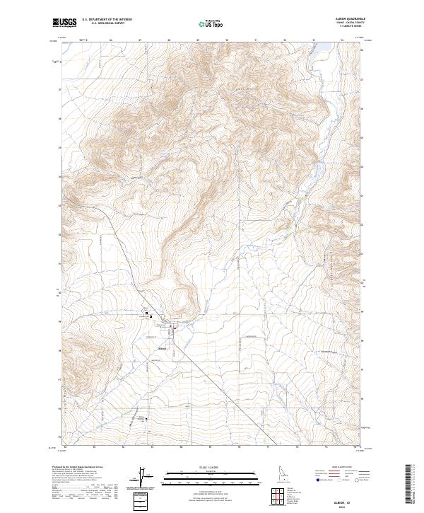 Albion topographic map thumbnail