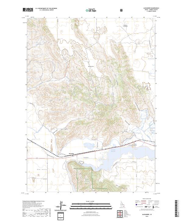 Alexander topographic map thumbnail