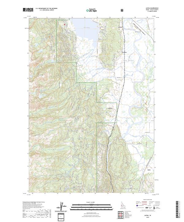 Alpha topographic map thumbnail