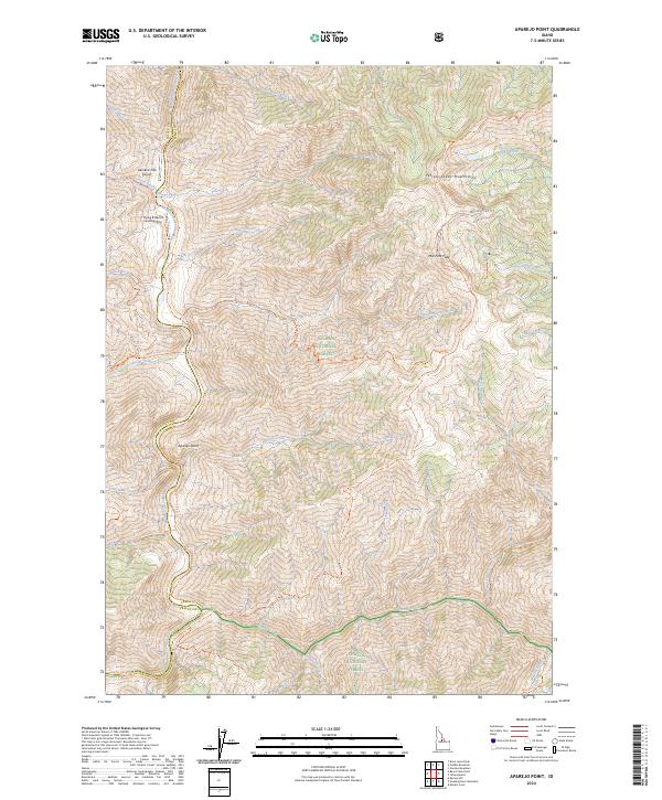 Aparejo Point topographic map thumbnail