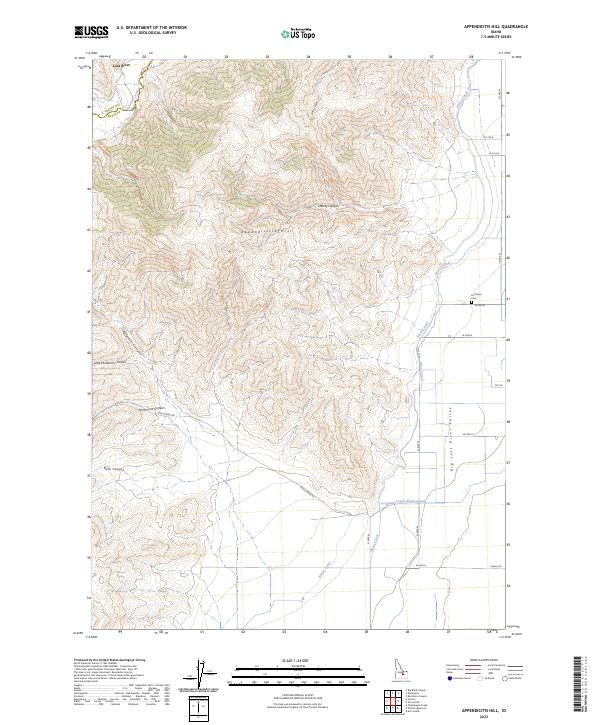 Appendicitis Hill topographic map thumbnail