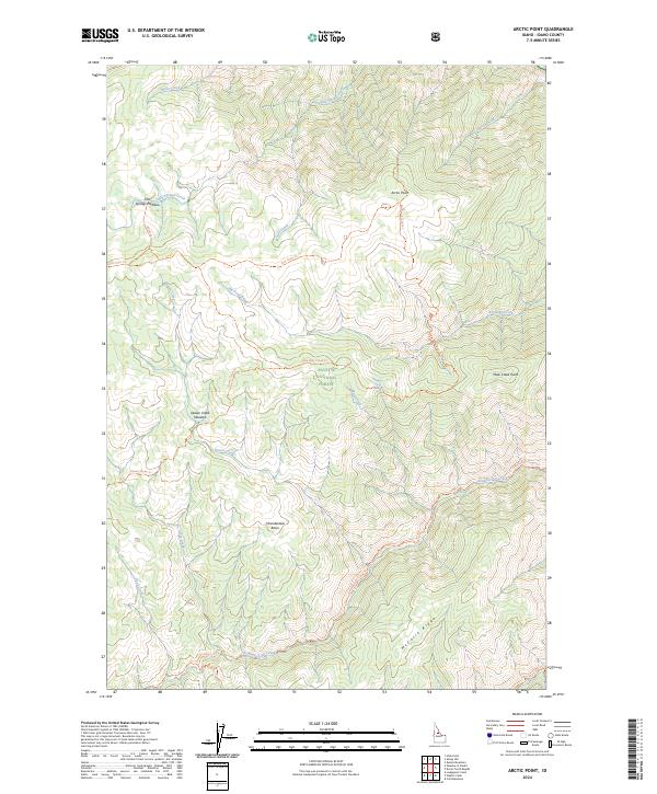 Arctic Point topographic map thumbnail