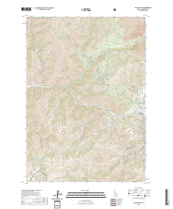 Atlanta West topographic map thumbnail