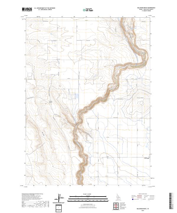 Balanced Rock topographic map thumbnail