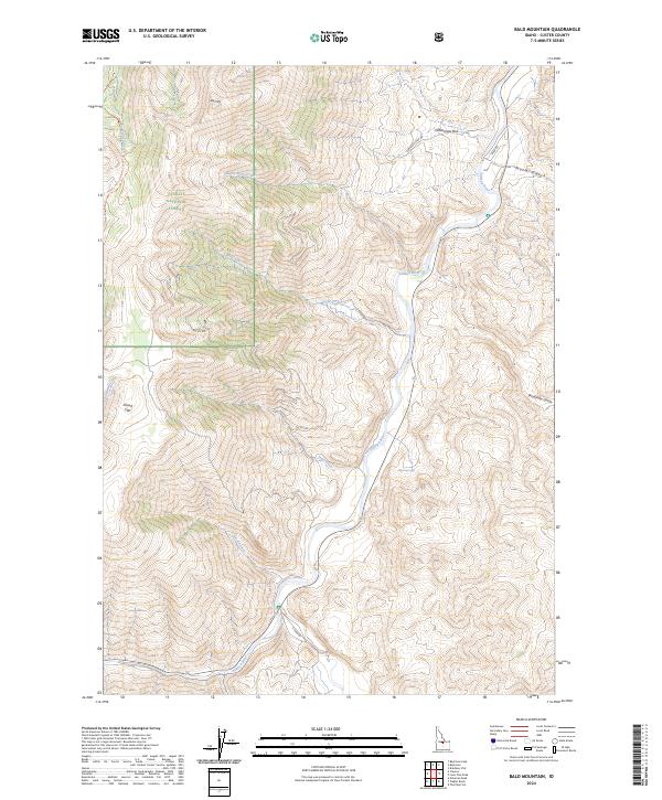 Bald Mountain topographic map thumbnail