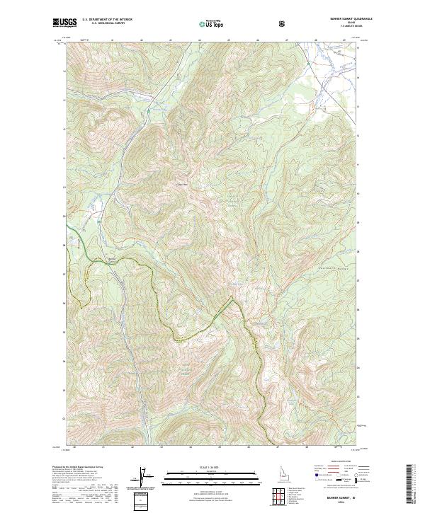 Banner Summit topographic map thumbnail