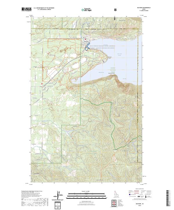 Bayview topographic map thumbnail