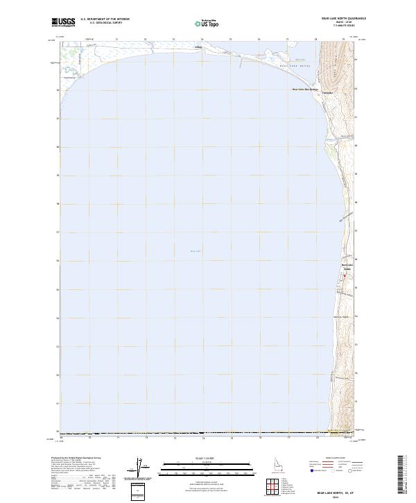 Bear Lake North topographic map thumbnail