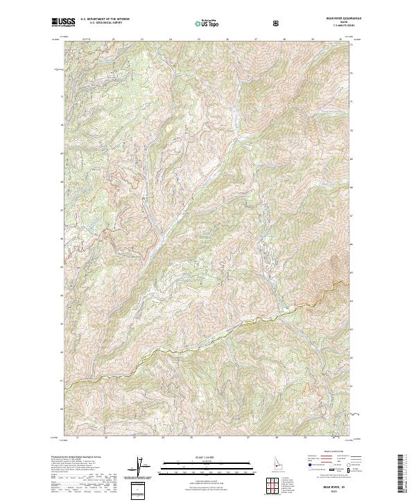 Bear River topographic map thumbnail