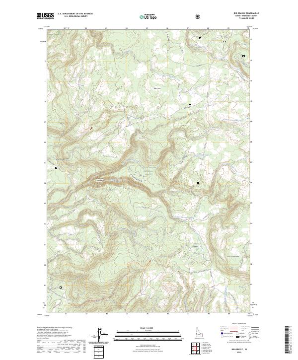 Big Grassy topographic map thumbnail