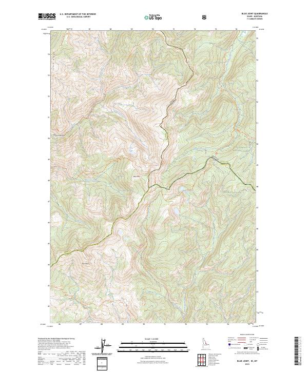 Blue Joint 2023 topographic map thumbnail