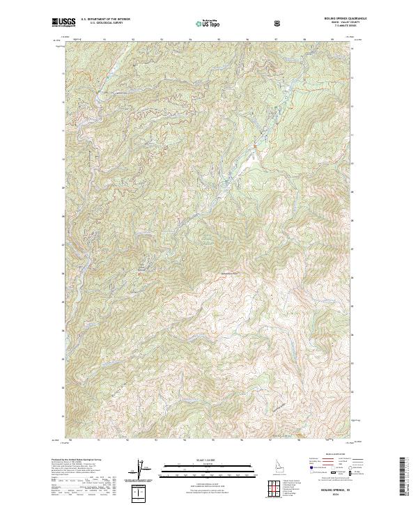 Boiling Springs topographic map thumbnail