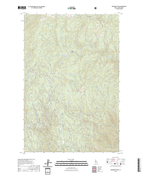 Boundary Peak topographic map thumbnail