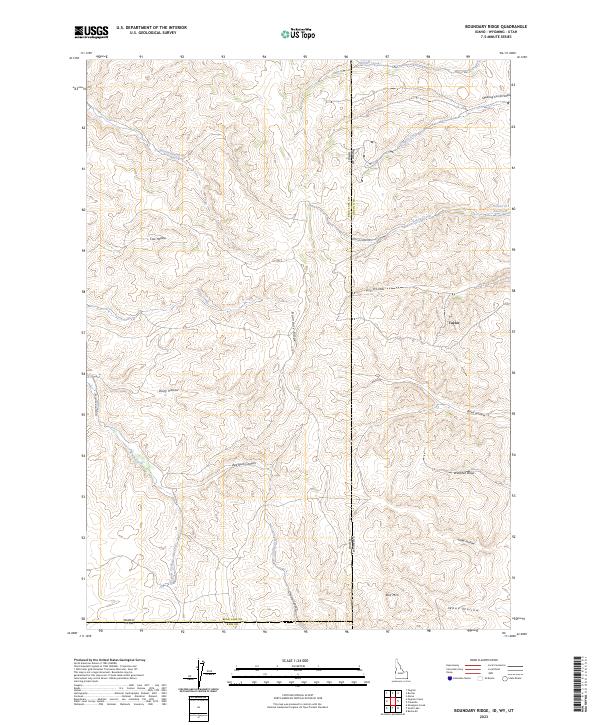 Boundary Ridge topographic map thumbnail