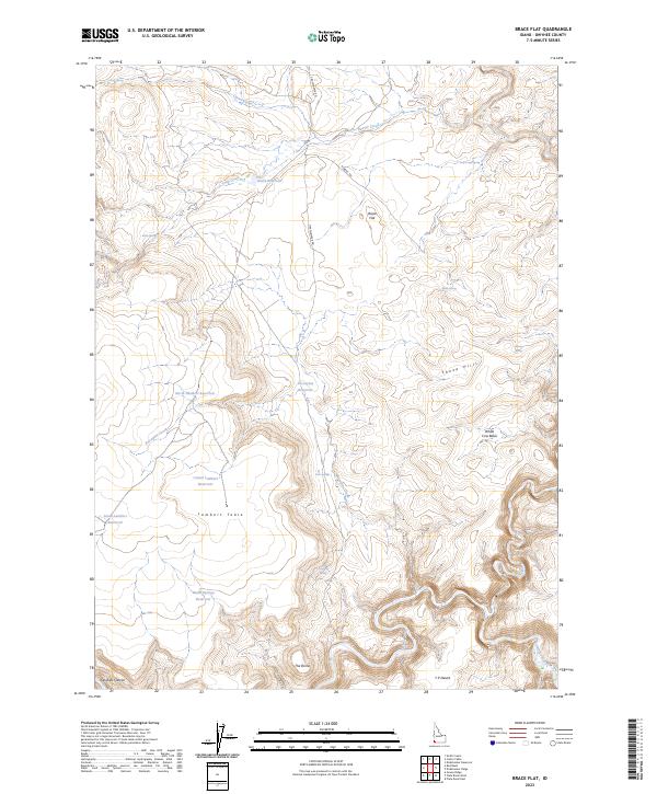 Brace Flat topographic map thumbnail