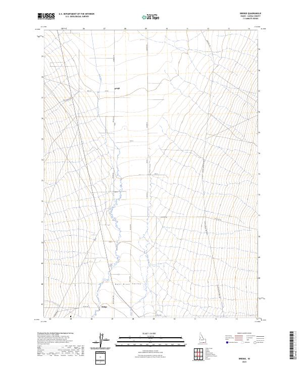 Bridge topographic map thumbnail