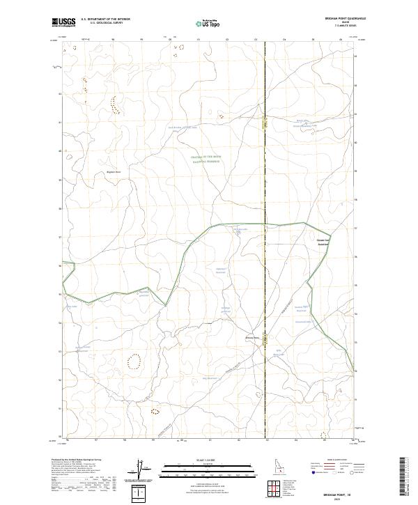 Brigham Point topographic map thumbnail