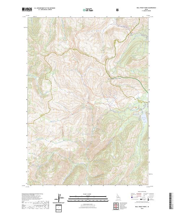 Bull Trout Point topographic map thumbnail