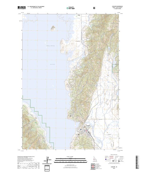 Cascade topographic map thumbnail