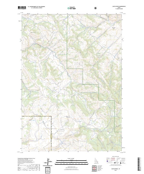 Castle Rock topographic map thumbnail