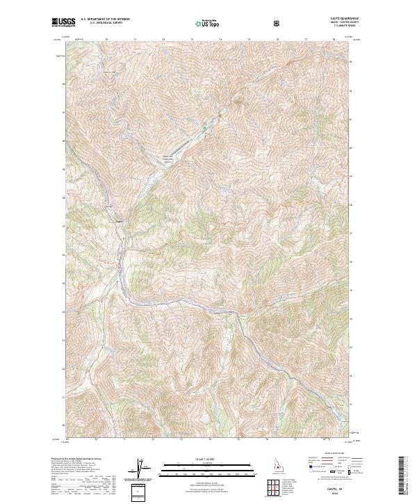 Casto topographic map thumbnail
