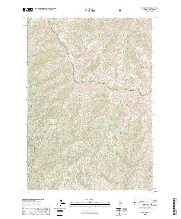 Cayuse Point topographic map thumbnail