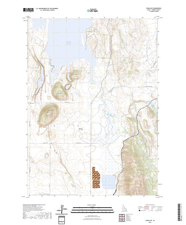 China Hat topographic map thumbnail