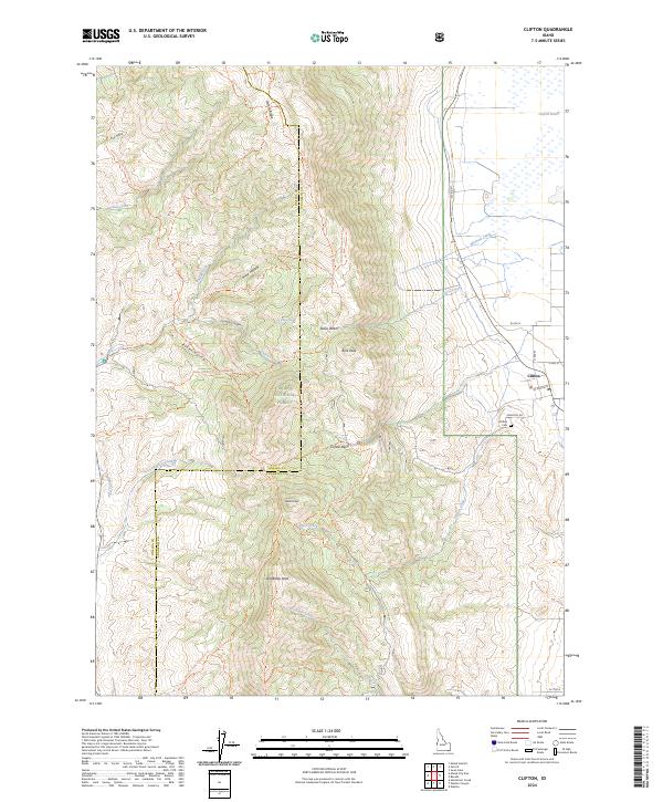 Clifton topographic map thumbnail