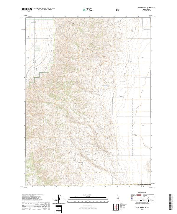 Co-op Spring topographic map thumbnail