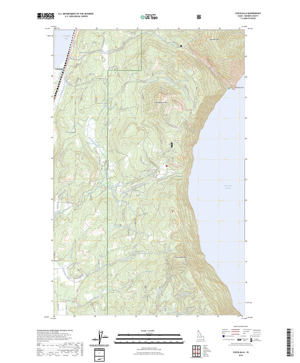 Cocolalla topographic map thumbnail