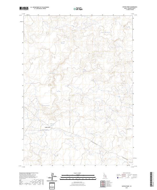 Coffee Point topographic map thumbnail