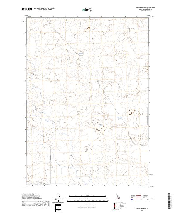 Coffee Point NE topographic map thumbnail