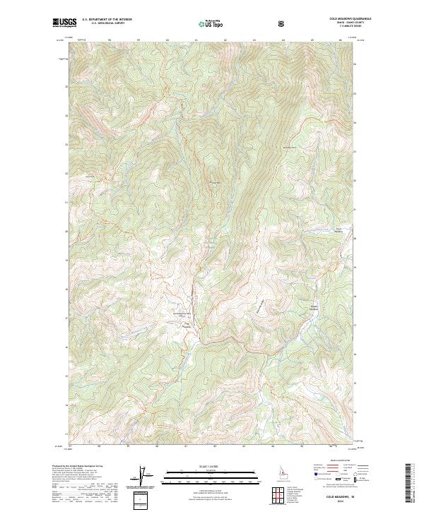 Cold Meadows topographic map thumbnail