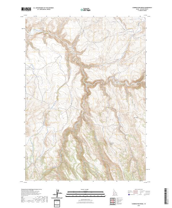 Combination Ridge topographic map thumbnail