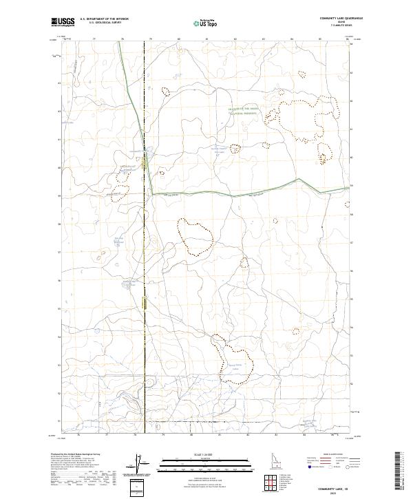 Community Lake topographic map thumbnail