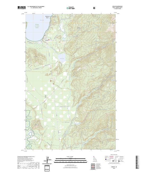 Coolin topographic map thumbnail