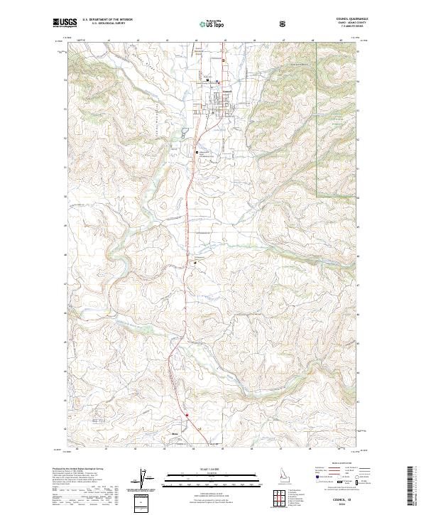 Council topographic map thumbnail